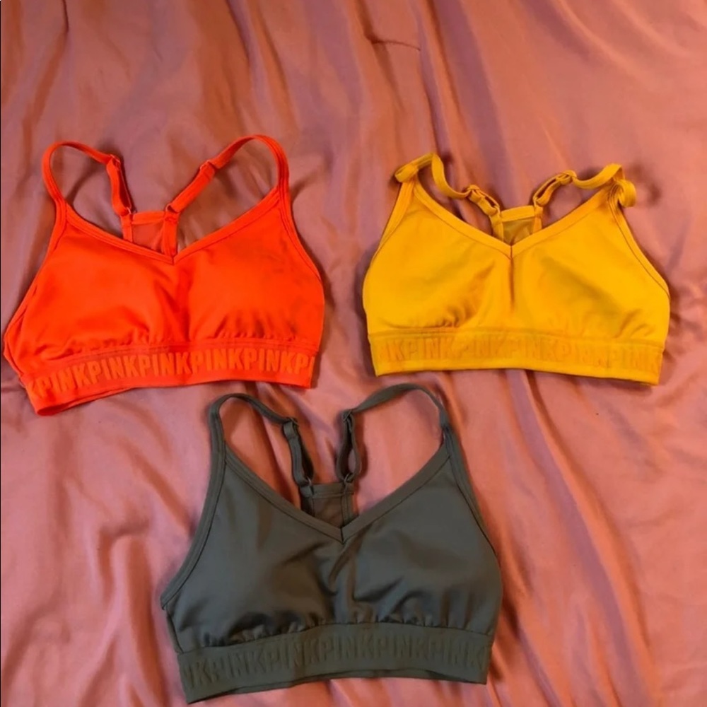 Pink VS sports bras